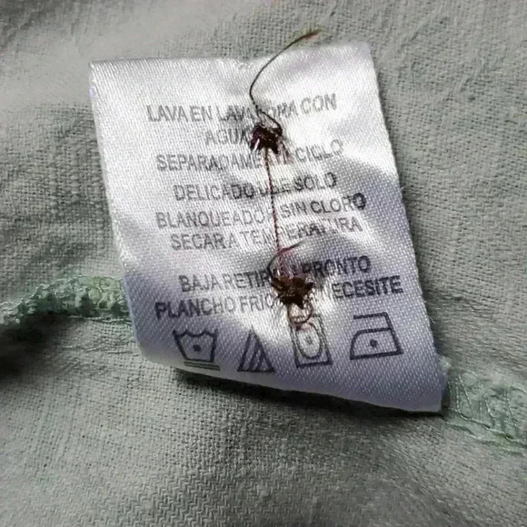 Joe Martin Tropical Green Silk Short Sleeve Button Up Shirt Hawaiian Island 3X - Picture 9 of 9